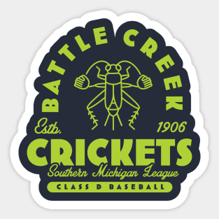 Battle Creek Crickets Sticker